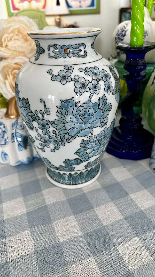 Vintage Imari Vase-Chinoiserie