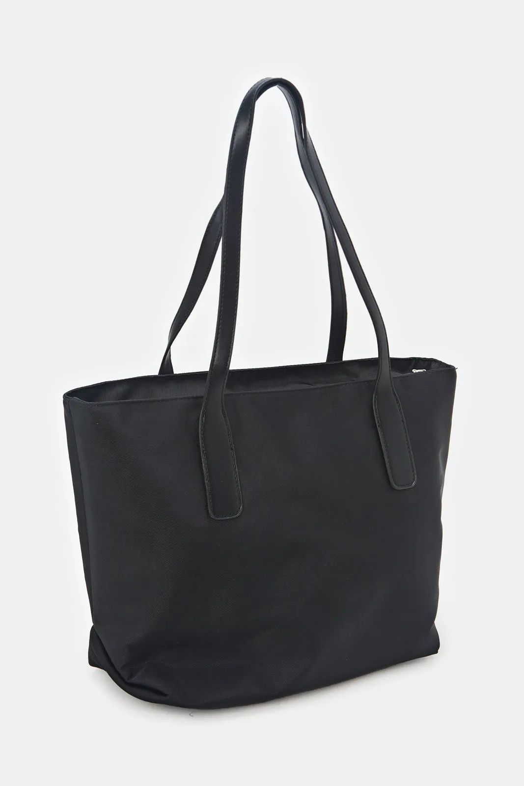 Women Black Tote Bag With Handles