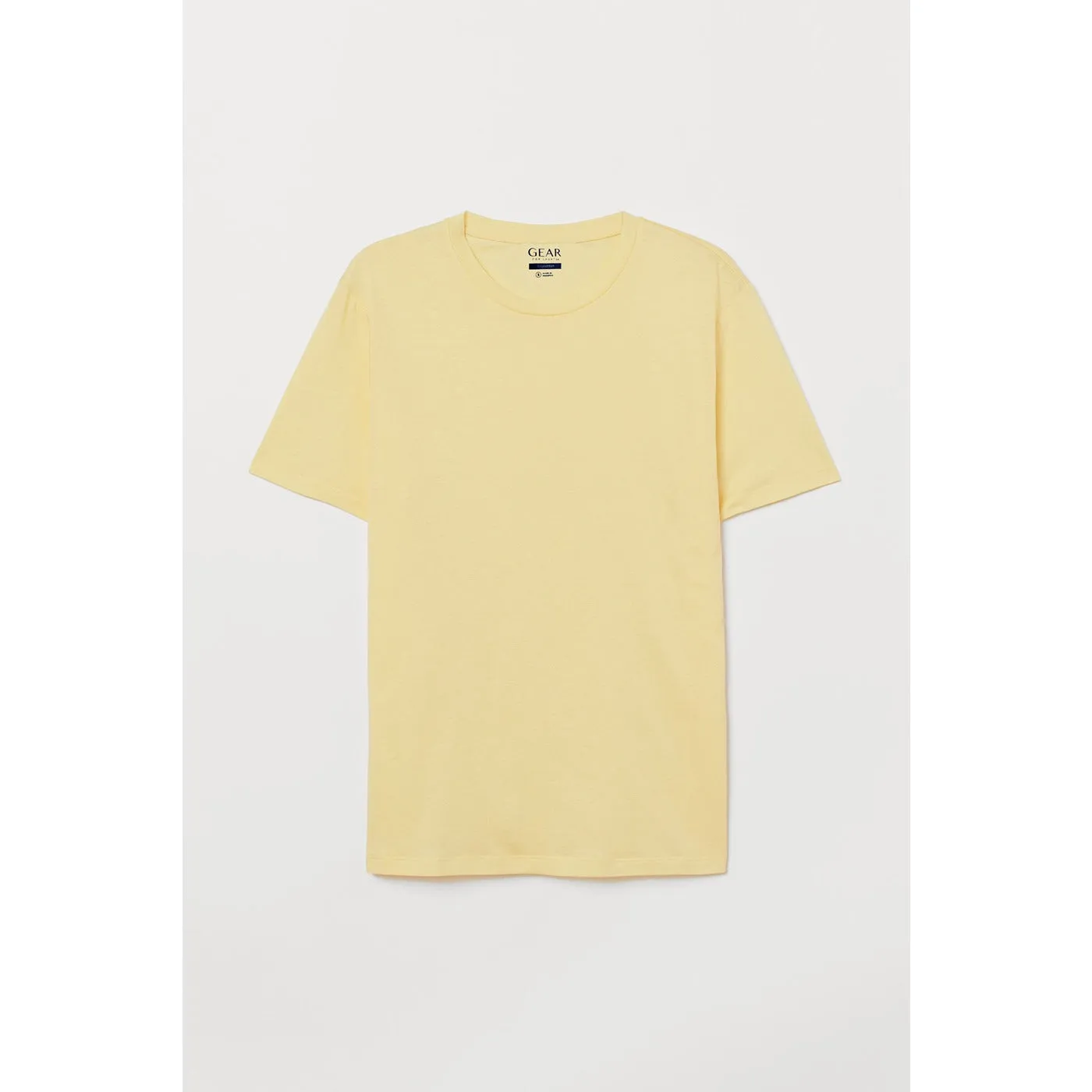 Yellow Relaxed Fit Loose Tshirt